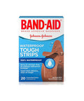 BAND-AID Bandages Waterproof Tough-Strips Assorted 20 ea
