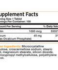 Bronson Biotin - 1,000 mcg 100 Count