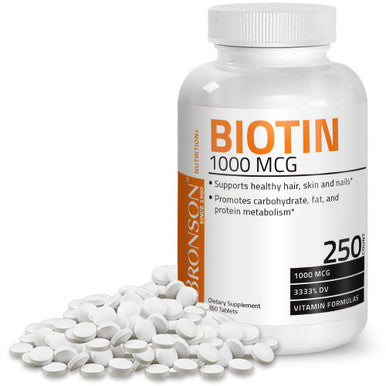 Bronson Biotin - 1,000 mcg 250 Count