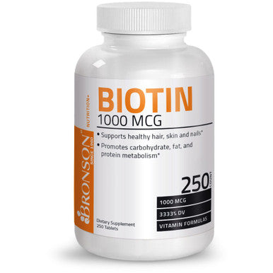 Bronson Biotin - 1,000 mcg 250 Count