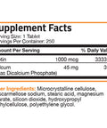 Bronson Biotin - 1,000 mcg 250 Count
