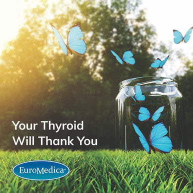 Euromedica Thyroid Care - 60 Capsules - Iodine & L Tyrosine Supplement - Support Thyroid & Immune Health, Support Energy Levels, Promote Healthy Metabolism - 30 Servings