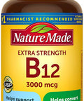 Nature Made Extra Strength Vitamin B12 3000 mcg Softgels, 60 Count