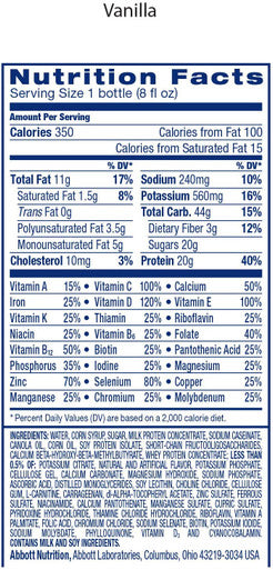 Ensure Enlive Oral Supplement Vanilla, 8 oz