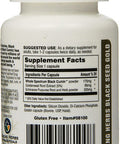 Amazing Herbs Black Seed Gold with Goldenseal and Echinacea Capsules, 60 Count