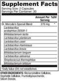 Dr. Mercola Complete Probiotics 70 Billion CFU 90 Capsules