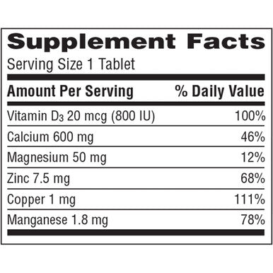 Caltrate Bone Health Advanced 600+D3 plus Minerals Calcium 60 Tablets