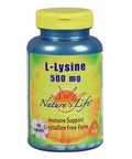 Natures Life - L-Lysine Capsule (Btl-Plastic) 500mg 100ct