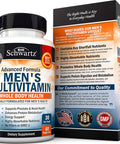 Men'S Multivitamin With Vitamin C A B D3 E Zinc For Immune Support - Once Daily Supplement For Energy & Heart - Antioxidants & Digestive Enzymes For Absorption - Mental Clarity & Focus Support -60 Ct