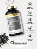 Calcium Magnesium Zinc | 400 Caplets | with Vitamin D3 and Boron | Vegetarian, Non-GMO Supplement | by Carlyle
