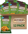 Snyder's of Hanover Pretzel Pieces, Honey Mustard and Onion, 11.25 Oz (Pack of 12)
