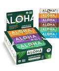 Aloha Organic Plant Based Protein Bars Chocolate Chip Cookie Dough, 1.98 Oz,(Pack of 12)