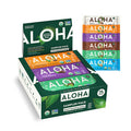 ALOHA Organic Plant Based Protein Bars - 6 Flavor Variety Pack - 12 Count 1.9oz Bars - Vegan Snacks Low Sugar Gluten-Free Low Carb Paleo Non-GMO Stevia-Free No Sugar Alcohol Sweeteners