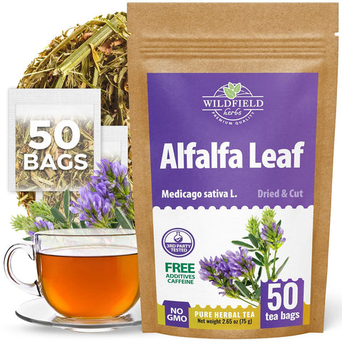 50 Bags White Mulberry Tea Mulberry Leaf Herbal Tea (Morus Alba) - 50 Count 1.5g Bags Herb Hoja De Morera