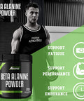 Beta Alanine Powder 250g by Freak Athletics - Premium Beta Alanine Supplement for Strength & Endurance - Suitable for Men & Women - UK Made