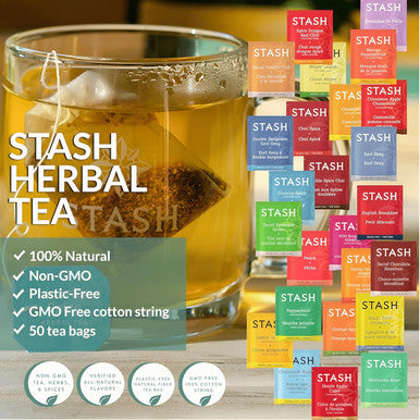 Tea Bunch 70Pcs Tea Variety Pack 25x2 Assorted Tea Flavors with 20 Honey Sticks Tea Sampler with Herbal Green Black and Chai Tea Bags