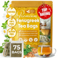 FreshDrinkUS, Premium 120 Mulberry Leaf Tea Bags, 100% Natural & Pure from Mulberry Leaves. Loose Leaf Herbal Tea. Made with Natural Material Tea Bags. No Sugar, No Caffeine, No Gluten, Vegan.