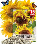 Seed Needs Sunflower Seeds to Plant Mammoth Grey Stripe 1.5 Ounce Bulk Pack