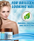 Biotin Hair Mask Hydrating Treatment for Dry and Damaged Hair Deep Conditioner Growth Treatment with Keratin Collagen and Moroccan Argan Oil Intense Moisture for Split Ends