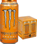 Monster Energy Ultra Sunrise, Sugar Free Energy Drink, 16 Ounce (Pack of 12)