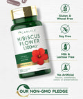 Hibiscus Flower Extract 1100 Mg | 120 Capsules | Non-Gmo, Gluten Free Supplement | By Carlyle
