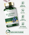 Carlyle Bilberry Extract Capsules | 3600Mg | 200 Count | Vegetarian, Non-Gmo, Gluten Free Fruit Supplement