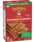 Annie's Organic Friends Bunny Grahams, Chocolate Chip, Chocolate, and Honey Baked Graham Snacks, 11.25 oz