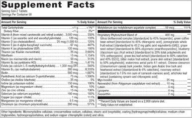 Metagenics Phytomulti Multivitamin Without Iron - Daily Multivitamin For Overall Health & Aging - 20+ Essential Vitamins & Minerals - With Vitamin B6 Lutein Zeaxanthin & More - 120 Tablets