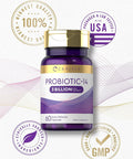 Carlyle Probiotic for Women & Men | 3 Billion CFU 60 Capsules | 14 Strains for Digestive Health | Non-GMO & Gluten Supplement