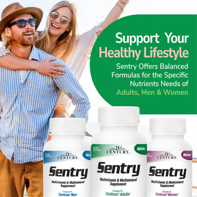 21st Century Sentry Adults Multivitamin & Multimineral Supplement 130 Tablets