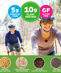 Orgain Organic Plant Based Protein Bar Chocolate Chip Cookie Dough 10g of Protein Vegan Gluten Non Dairy Soy Lactose Kosher NonGMO 1.41 Ounce 12 Count