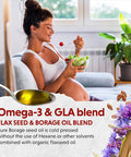 Barlean'S Vegan Omega Liquid Flax And Algae Oil Plant Based Epa Dha Supplement From Algal Oil And Organic Flaxseed Omegas 3 6 And 9 Fatty Acid Supplements 16 Ounces