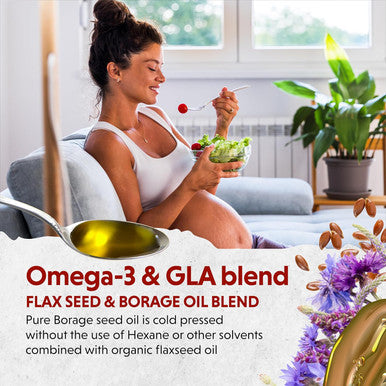 Barlean'S Vegan Omega Liquid Flax And Algae Oil Plant Based Epa Dha Supplement From Algal Oil And Organic Flaxseed Omegas 3 6 And 9 Fatty Acid Supplements 16 Ounces