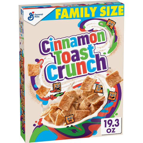 Cinnamon Toast Crunch Breakfast Cereal Cup, Single Serve Cereal, 2 oz (Pack of 12)