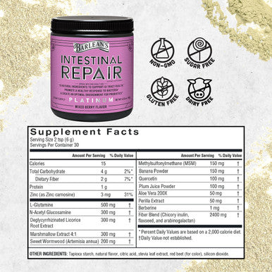 Barlean's Platinum Intestinal Repair Mixed Berry 6.35 Oz. 169635