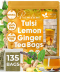 FreshDrinkUS, Premium 50 Mulberry Leaf Tea Bags, 100% Natural & Pure from Mulberry Leaves. Herbal Tea. Made with Natural Material Tea Bags. No Sugar, No Caffeine, No Gluten, Vegan.