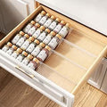 3-Tier Spice Rack Organizer for Kitchen Cabinet or Pantry, 16"-29" Expandable Spice Organization Shelf, Seasoning Organizer, Metal Display Shelf, Slip-Resistant Design for Jars and Bottles, Black