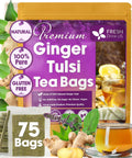 FreshDrinkUS, Premium 120 Mulberry Leaf Tea Bags, 100% Natural & Pure from Mulberry Leaves. Loose Leaf Herbal Tea. Made with Natural Material Tea Bags. No Sugar, No Caffeine, No Gluten, Vegan.