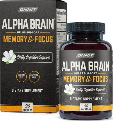 Onnit Alpha Brain 90ct + Mood 60ct Nootropic Stack