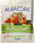 Sea Fare Pacific Wild Caught Albacore Tuna Salt Pouch 6 Ounce (Pack of 12)