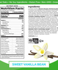 Orgain Organic Nutritional Shake Vanilla Bean Meal Replacement 16g Grass Fed Whey Protein 20 Vitamins Minerals Gluten Soy Kosher NonGMO 11 Fl Oz Pack of 12