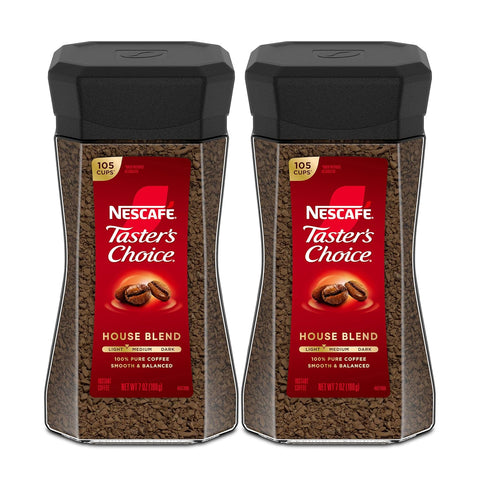 NESCAFÃƒÆ’Ã¢â‚¬Â° Taster's Choice Instant Coffee, Dark Roast Coffee, French Roast, 2 Jars (7 Oz Each) | Dark roast French Roast instant coffee; 2 jars, 7 oz each