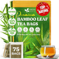 FreshDrinkUS, Premium 75 Mulberry Leaf Tea Bags, 100% Natural & Pure from Mulberry Leaves. Loose Leaf Herbal Tea. Made with Natural Material Tea Bags. No Sugar, No Caffeine, No Gluten, Vegan.