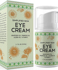 Nourishing Eye Cream for Dark Circles, Fine Lines, Sagginess & Puffiness. Best Under & Around Eyes Moisturizing Treatment with Organic Jojoba oil, Vitamin E & Witch Hazel by Simplified Skin 1.7 oz