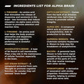 Onnit Alpha Brain Premium Nootropic Brain Supplement - Caffeine- Focus Capsules for Concentration Brain Booster & Memory Support - Cat's Claw Bacopa Oat Straw (30ct 2-Pack)