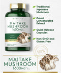 Carlyle Maitake Mushroom Capsules | 1600Mg | 400 Count | Non-Gmo & Gluten Free Extract | Mushroom Supplement