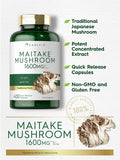 Carlyle Maitake Mushroom Capsules | 1600Mg | 400 Count | Non-Gmo & Gluten Free Extract | Mushroom Supplement