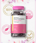 Carlyle Multivitamin For Women | 180 Gummies | Mixed Berry Flavor | With Collagen | Non-Gmo, Gluten Free Supplement
