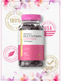 Carlyle Multivitamin For Women | 180 Gummies | Mixed Berry Flavor | With Collagen | Non-Gmo, Gluten Free Supplement
