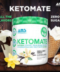 ANS Performance Vanilla Bean Ketomate MCT Creamer, 300 GR
